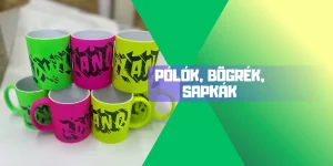 Póló · Bögre · Sapka